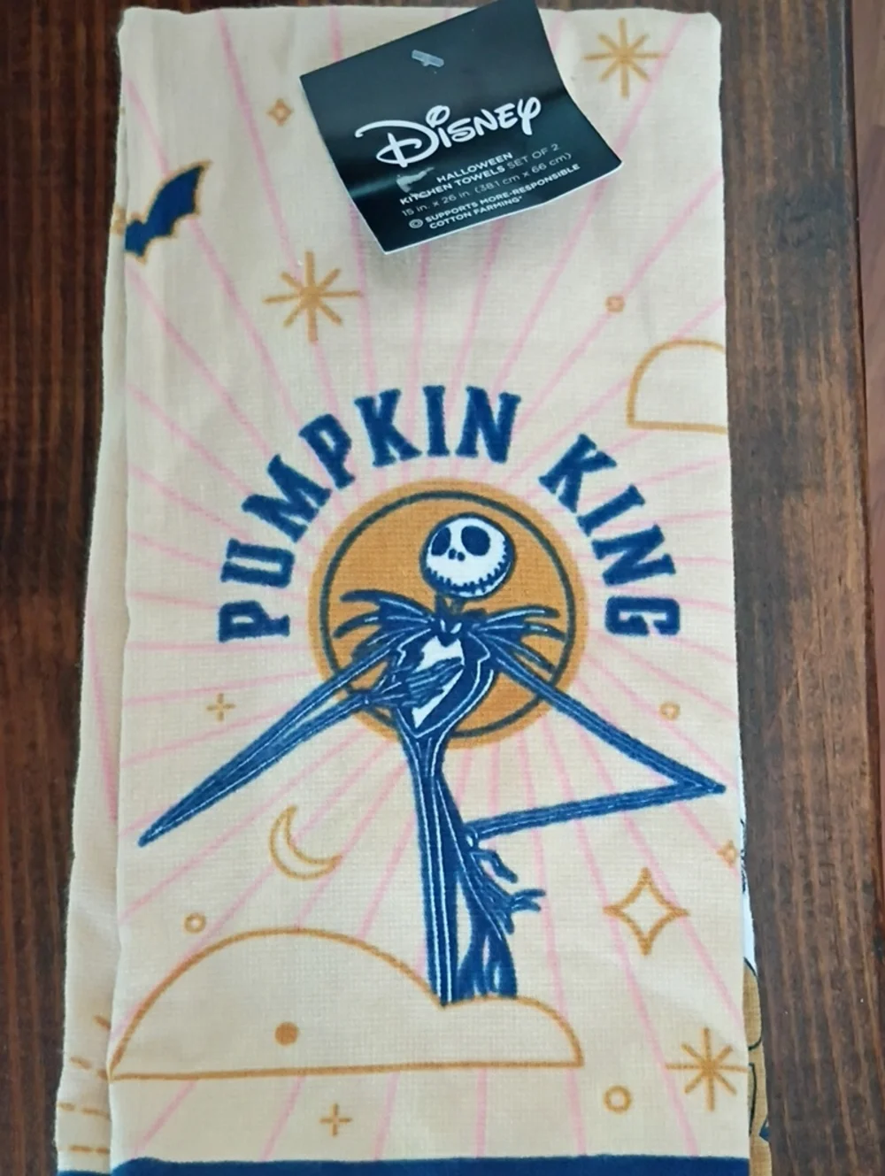 Disney Pumpkin King Pajama Top - Pink, Blue & Gold